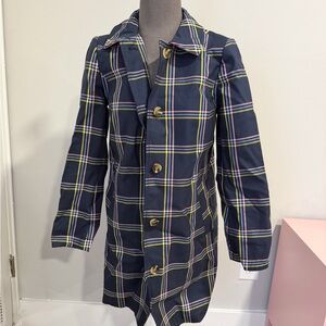 Talbots Multicolor Plaid Jacket